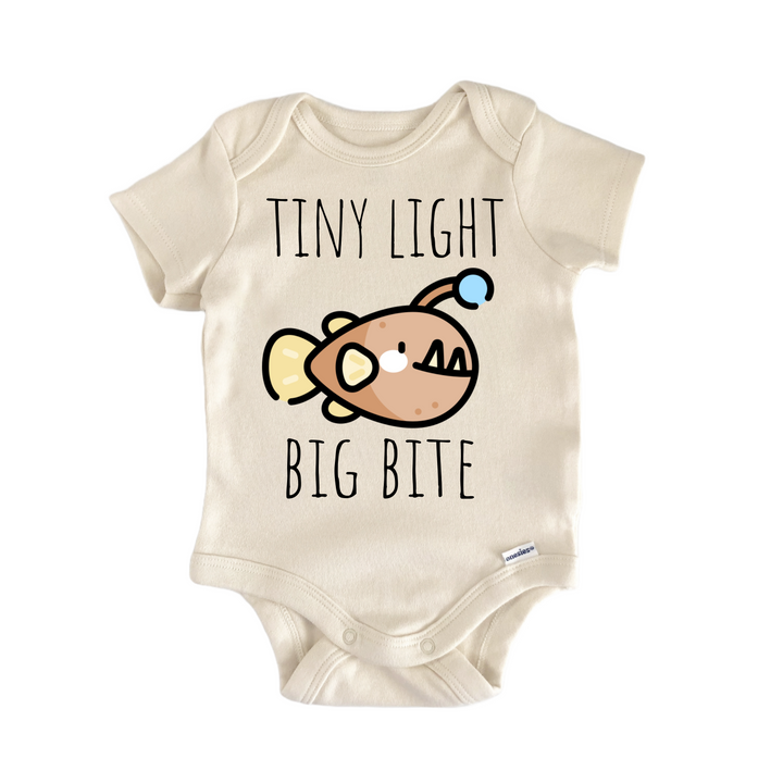 Anglerfish Deepsea Fish Angler - Baby Bodysuit  Funny Cute Onesie® | North Fork Forager LLC