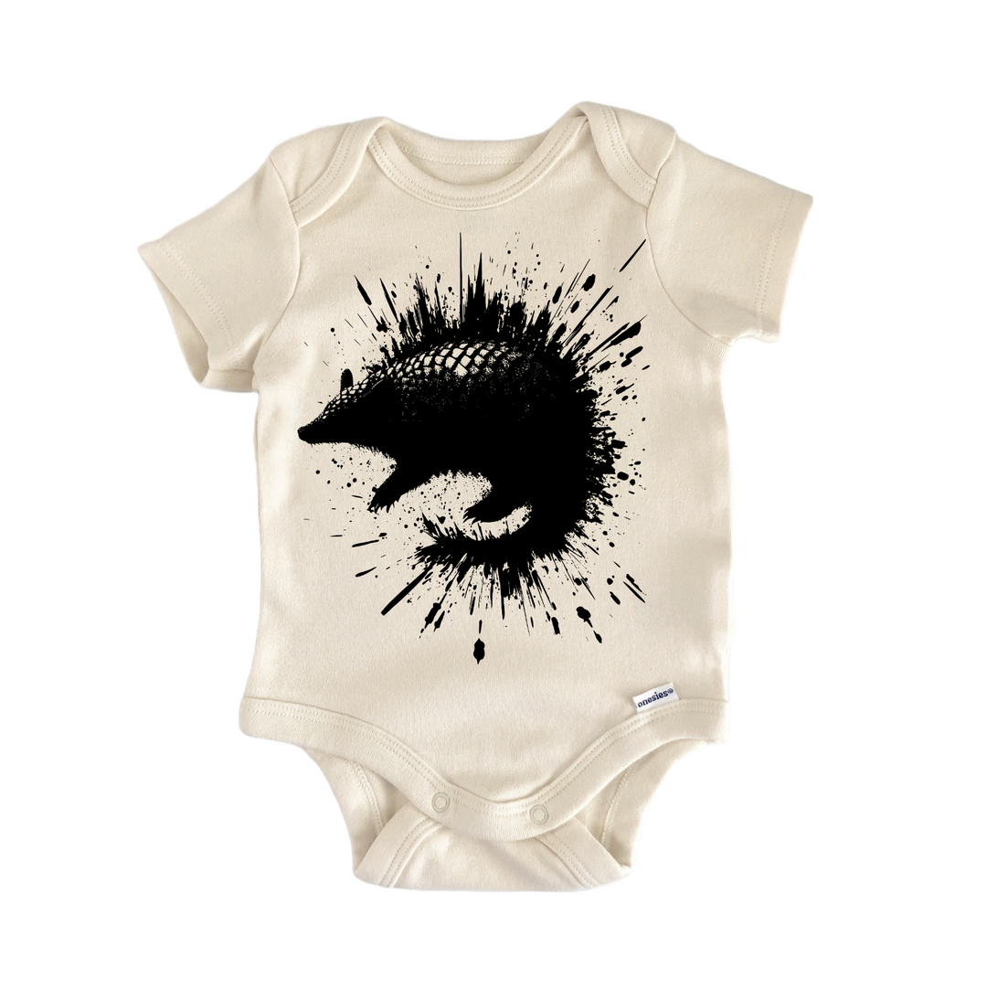 Armadillo Splatter Newborn Baby Onesie® Bodysuit
