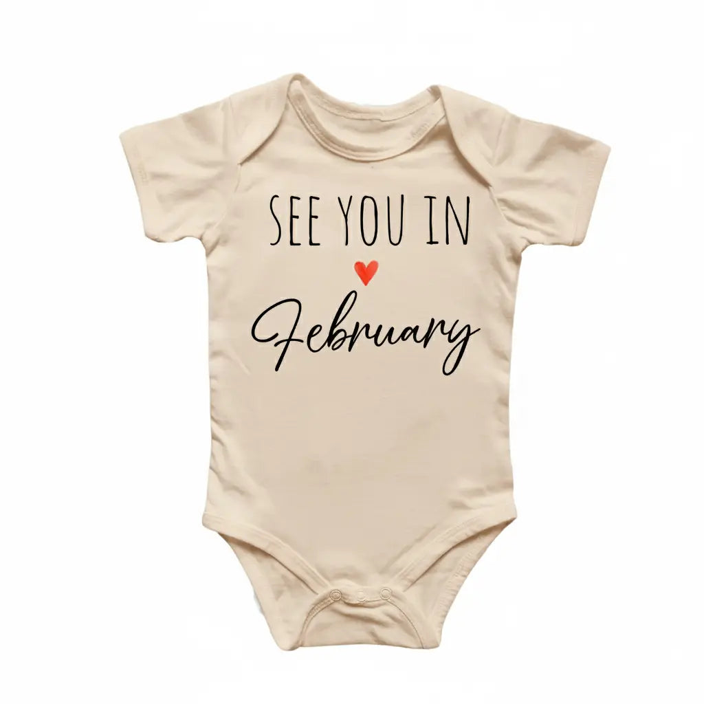 February Baby Announcement - Baby Boy Girl Clothes Infant Bodysuit Funny Cute Newborn  Funny Cute Onesie® | North Fork Forager LLC