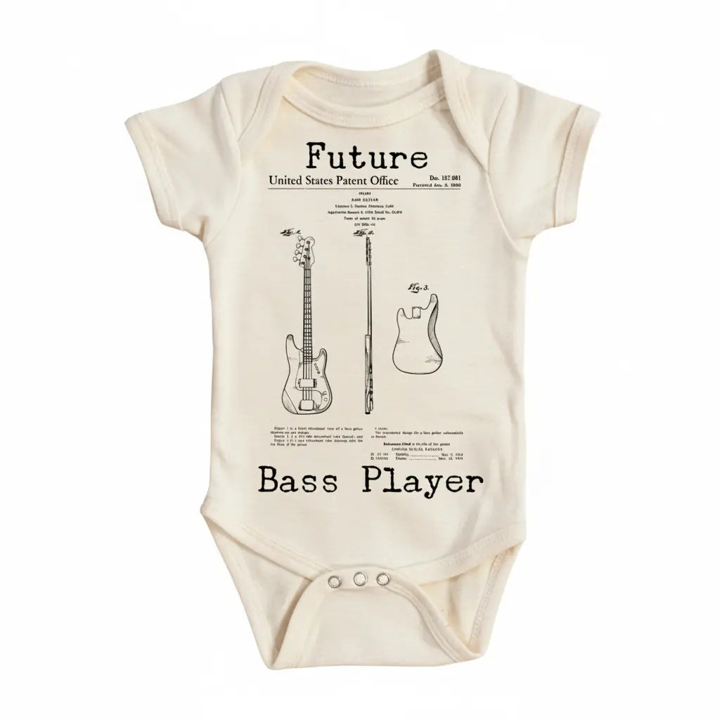 Bass Guitar - Baby Boy Girl Clothes Infant Bodysuit Funny Cute Newborn  Funny Cute Onesie® | North Fork Forager LLC