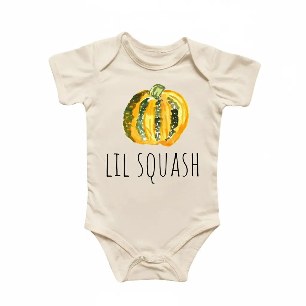 Squash Fat Pumpkin - Baby Boy Girl Clothes Infant Bodysuit Funny Cute Newborn  Funny Cute Onesie® | North Fork Forager LLC