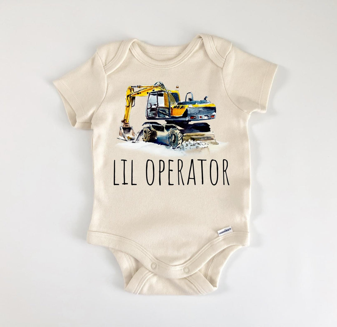 Excavator Construction - Baby Boy Girl Clothes Infant Onesie® Funny Cute Newborn GS1