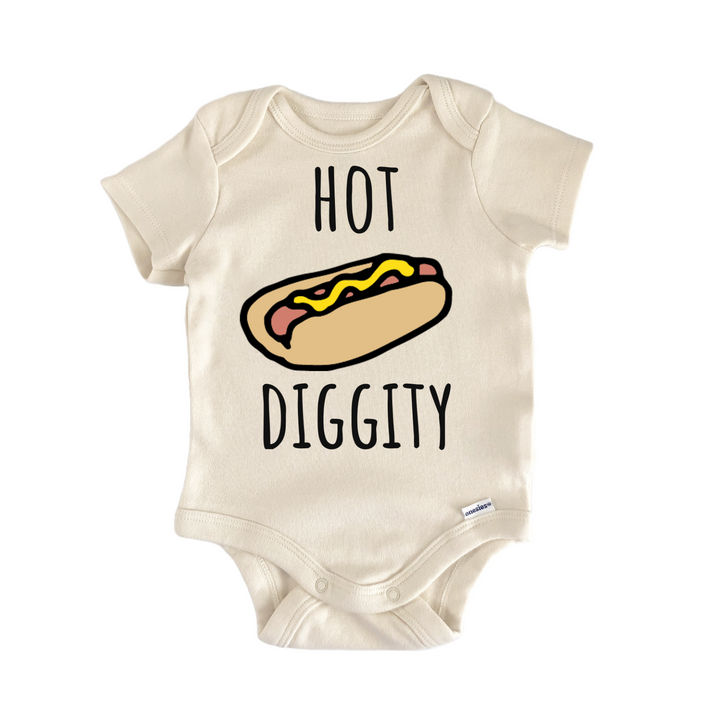 Hot Dog Hot Diggity Bbq Baby Gift Baby Onesie®