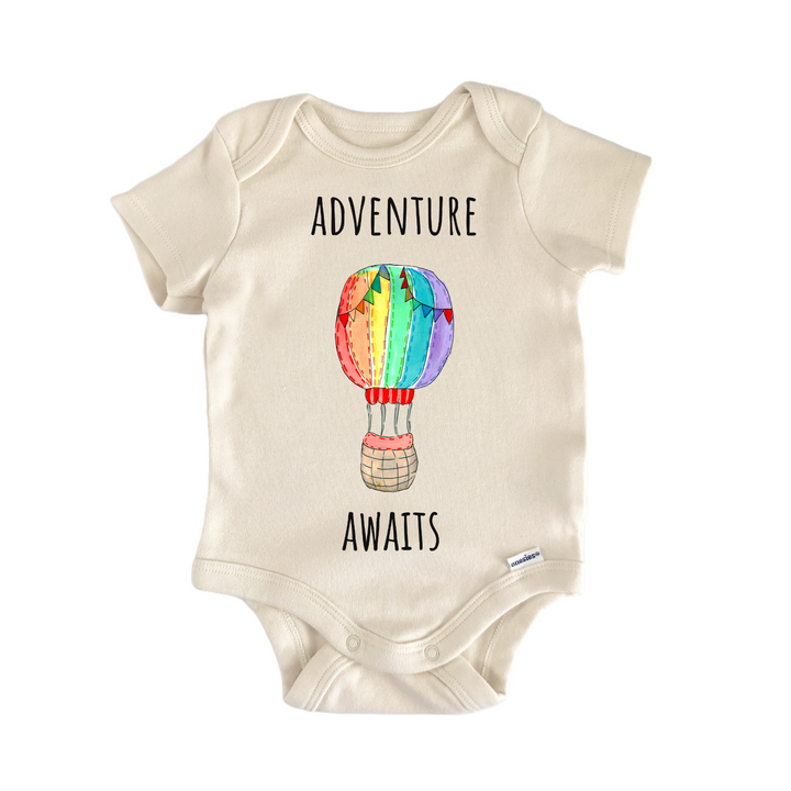 Adventure Awaits Hot Air Balloon Baby Gift Baby Onesie®