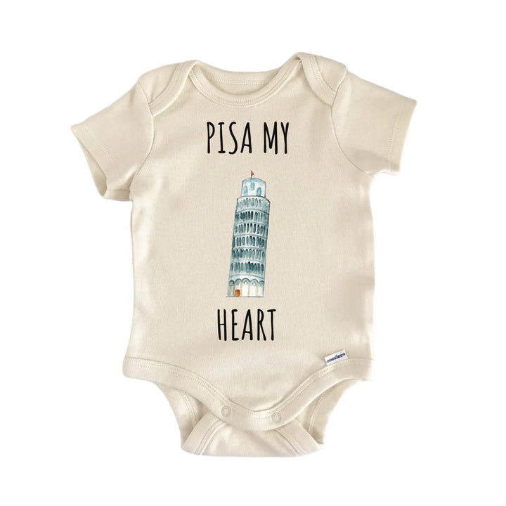 Leaning Tower of Pisa Baby Gift Baby Bodysuit