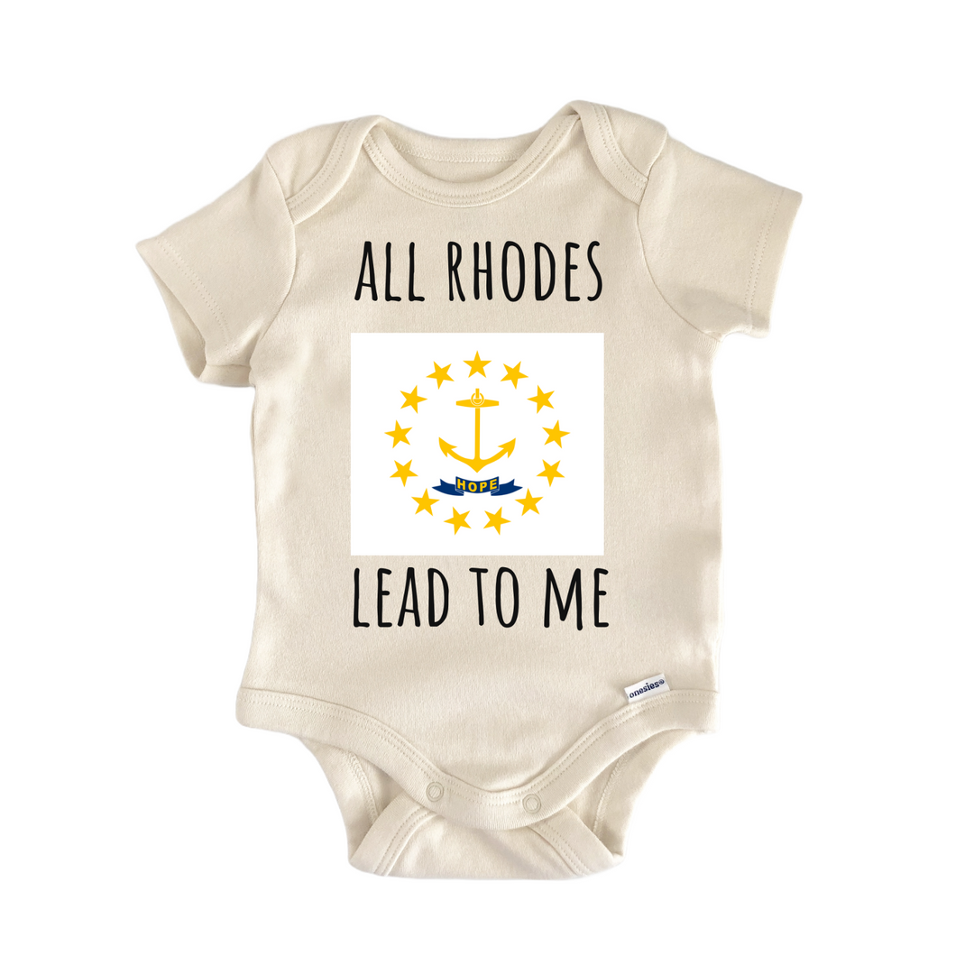Rhode Island State Flag Baby Gift Baby Onesie®