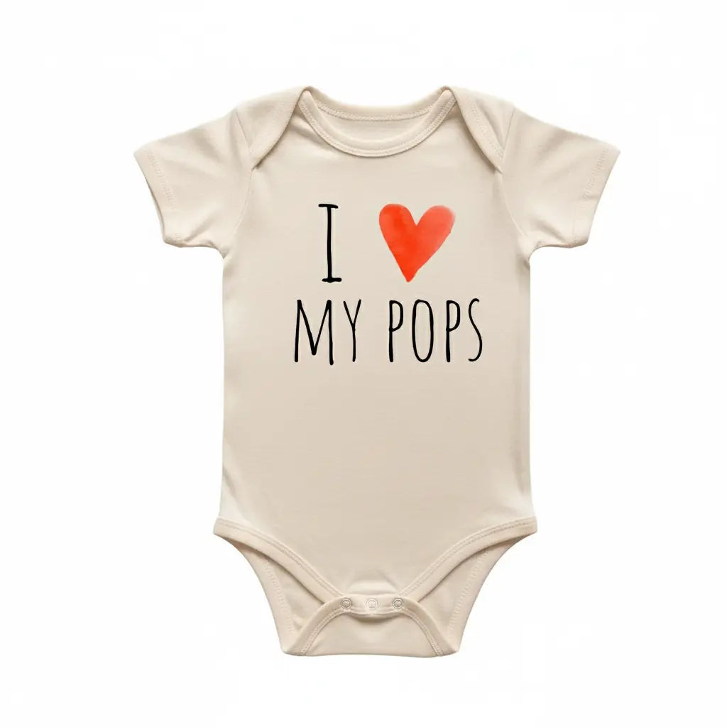Pop Pops Grandpa - Baby Boy Girl Clothes Infant Bodysuit Funny Cute Newborn  Funny Cute Onesie® | North Fork Forager LLC