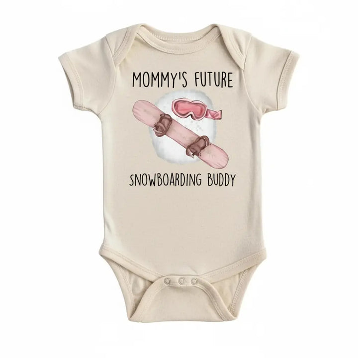 Snowboarding Mommy - Baby Boy Girl Clothes Infant Bodysuit Funny Cute Newborn  Funny Cute Onesie® | North Fork Forager LLC
