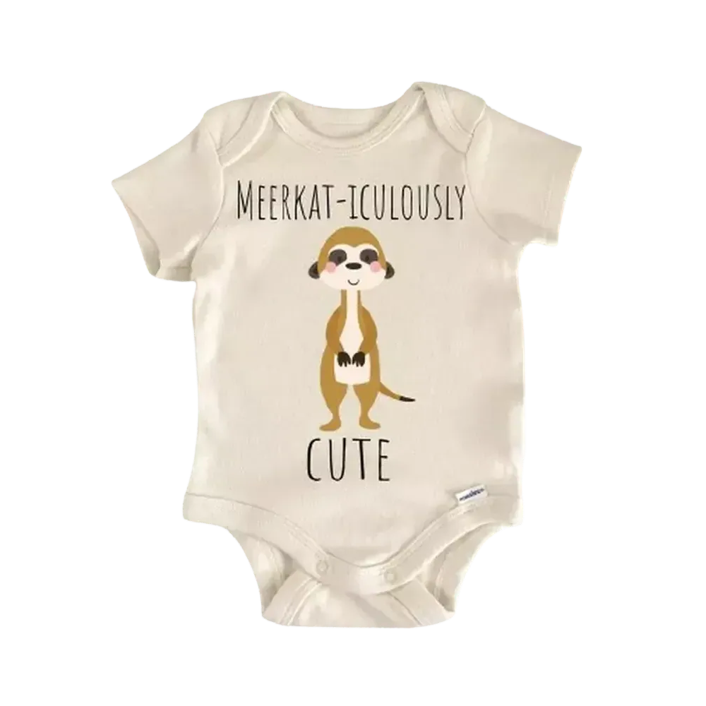 Meerkat Animal - Baby Boy Girl Clothes Infant Bodysuit Funny Cute Newborn  Funny Cute Onesie® | North Fork Forager LLC