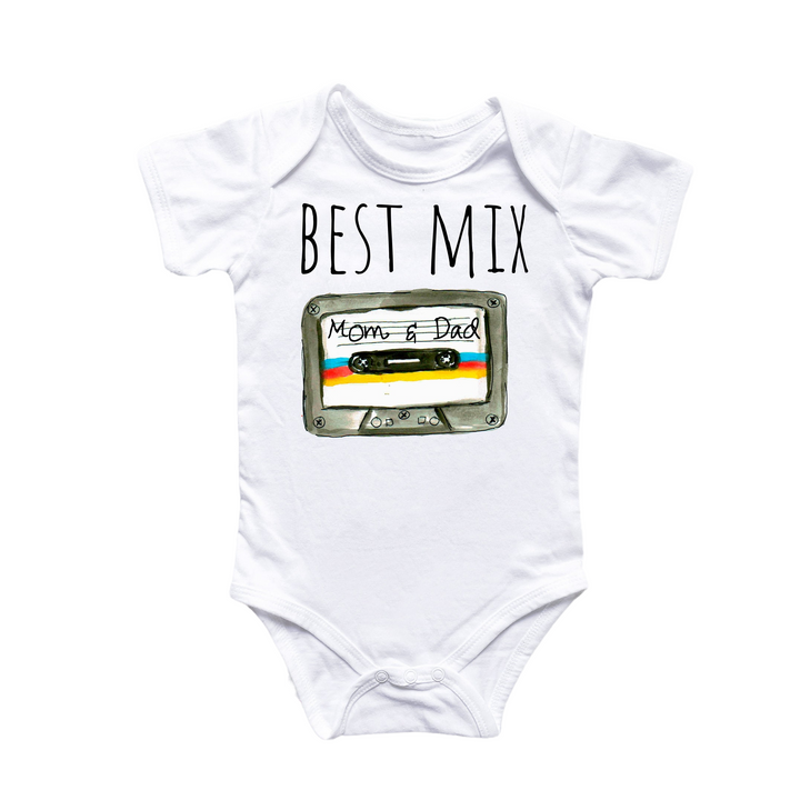 Best Mix Mom Dad - Baby Boy Girl Clothes Infant Bodysuit Funny Cute Newborn  Funny Cute Onesie® | North Fork Forager LLC