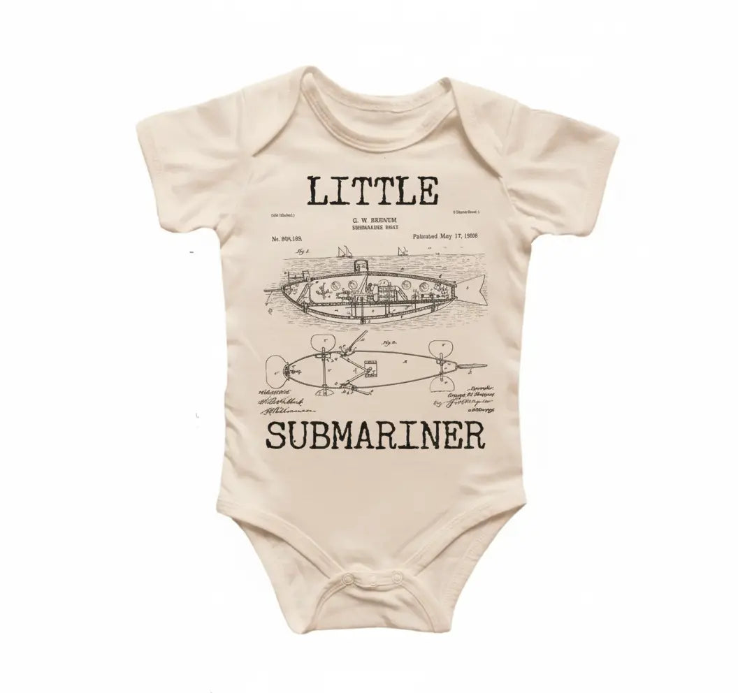 Submarine - Baby Boy Girl Clothes Infant Bodysuit Funny Cute Newborn  Funny Cute Onesie® | North Fork Forager LLC