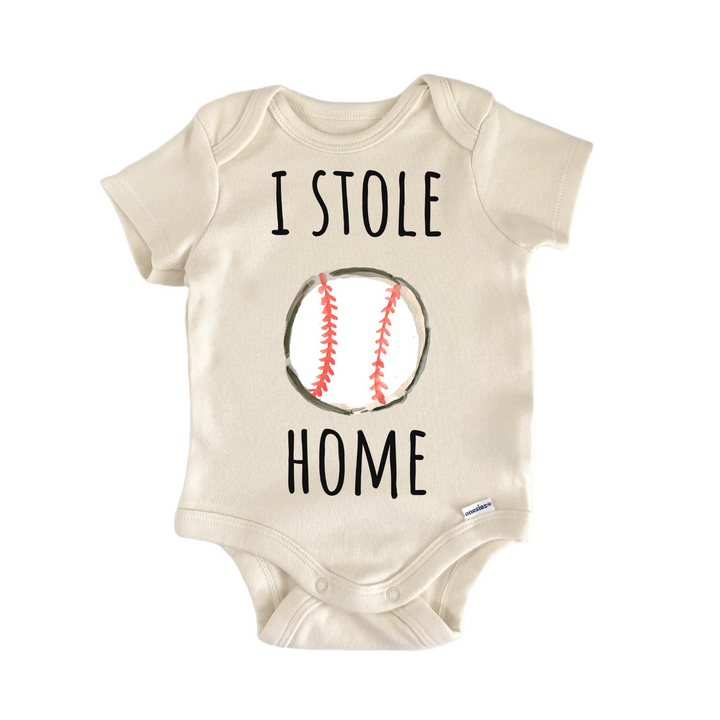 Stole Home Baseball Player Sports Infant Gift Baby Onesie®