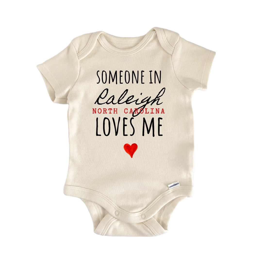 Raleigh North Carolina Baby Gift Baby Onesie®