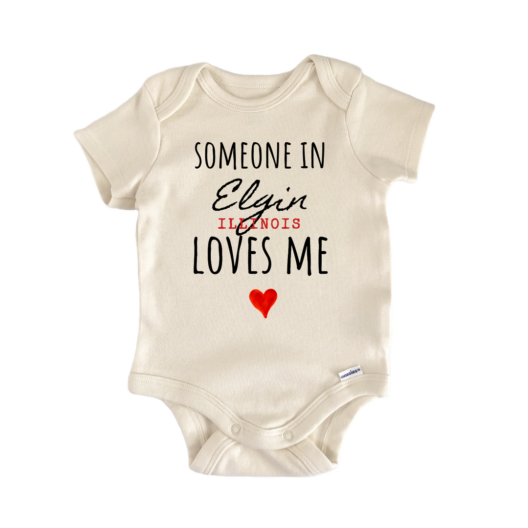 Elgin Illinois Baby Gift Baby Onesie®
