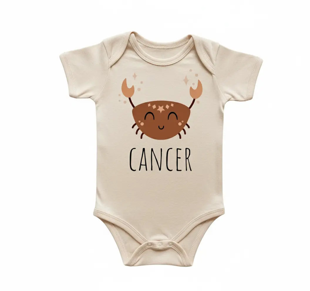 Cancer Zodiac - Baby Boy Girl Clothes Infant Bodysuit Funny Cute Newborn  Funny Cute Onesie® | North Fork Forager LLC