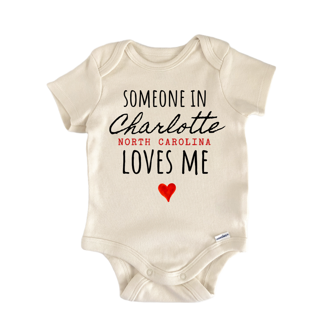 Charlotte North Carolina Baby Gift Baby Onesie®
