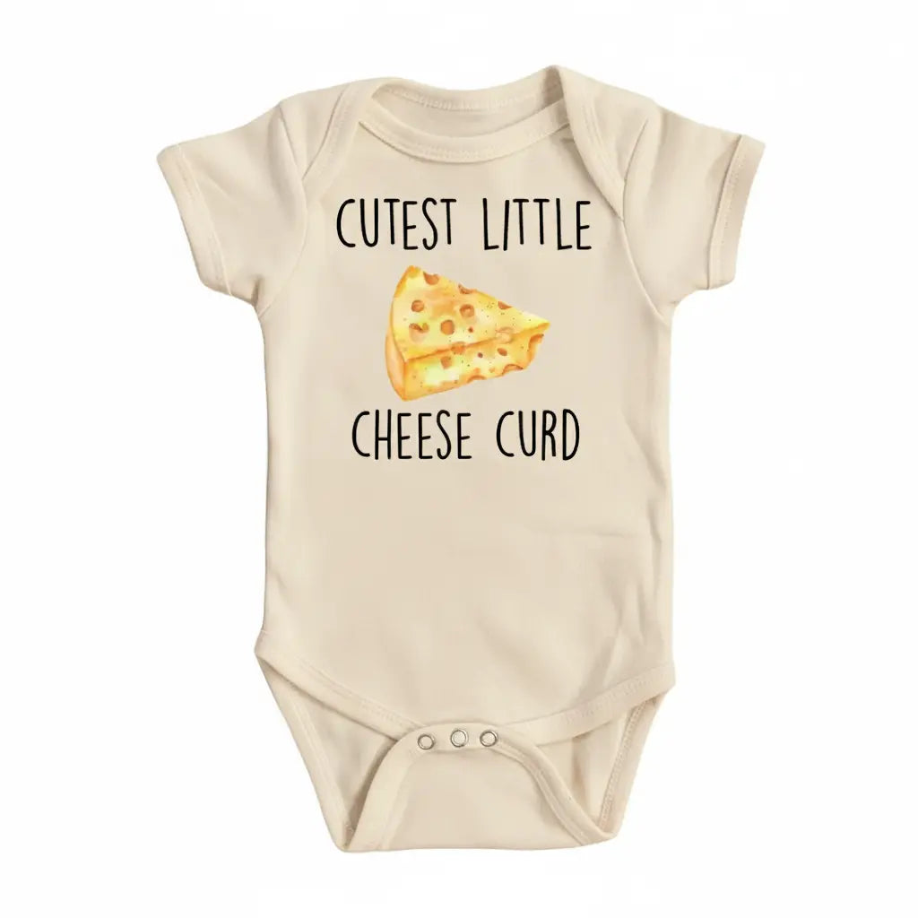 Cheese Curd - Baby Boy Girl Clothes Infant Onesie® Funny Cute Newborn GS1  Funny Cute Onesie® | North Fork Forager LLC
