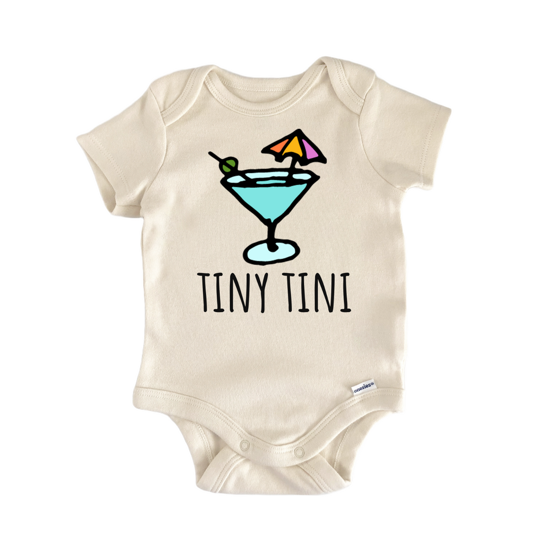 Dirty Martini Tini Cocktail Olive Baby Gift Baby Bodysuit