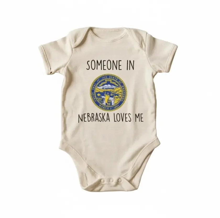 Nebraska - Baby Boy Girl Clothes Infant Bodysuit Funny Cute Newborn  Funny Cute Onesie® | North Fork Forager LLC
