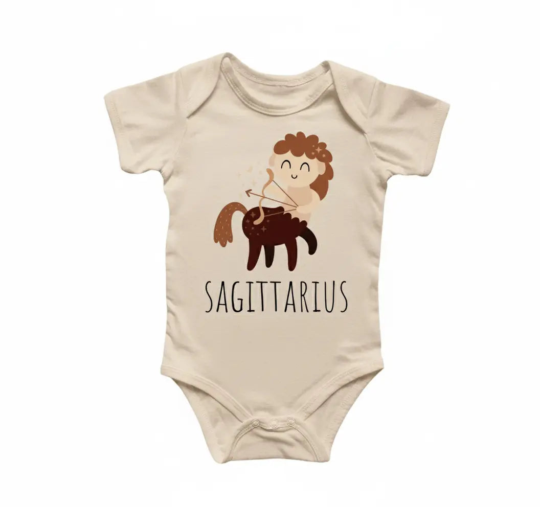 Sagittarius Zodiac - Baby Boy Girl Clothes Infant Bodysuit Funny Cute Newborn 2  Funny Cute Onesie® | North Fork Forager LLC