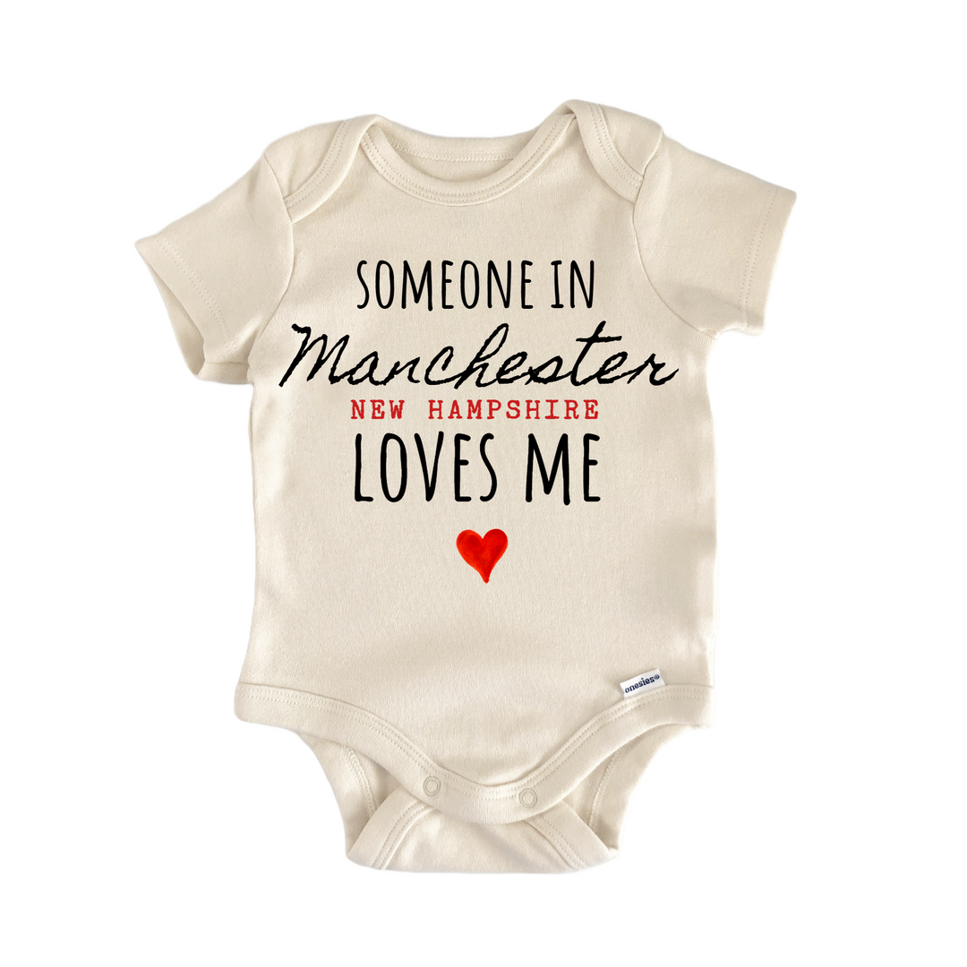 Manchester New Hampshire Baby Gift Baby Onesie®