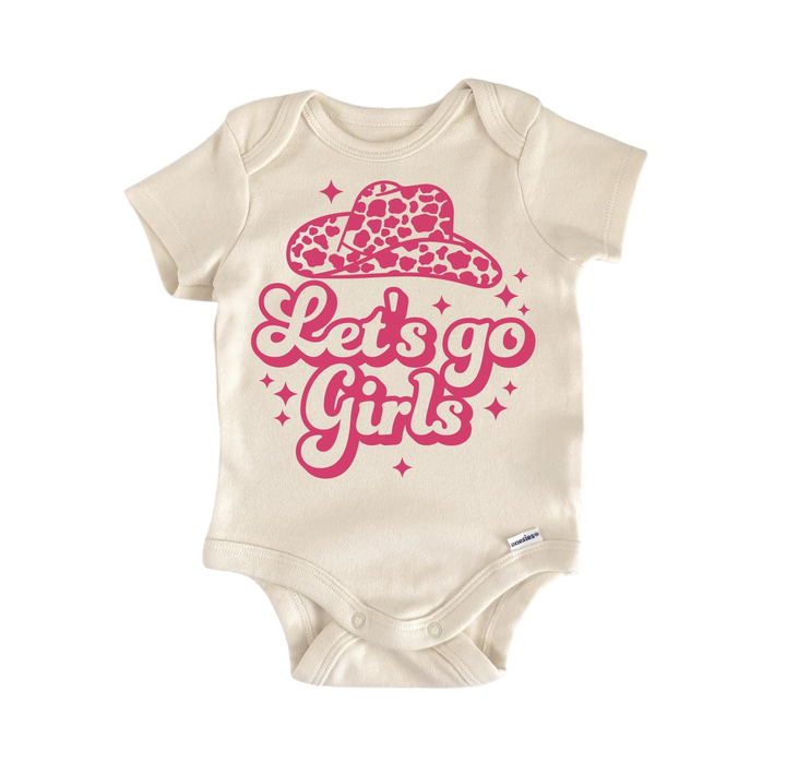 Lets Go Girls Cowgirl Country - Baby Boy Girl Clothes Infant Bodysuit Funny Cute Newborn  Funny Cute Onesie® | North Fork Forager LLC