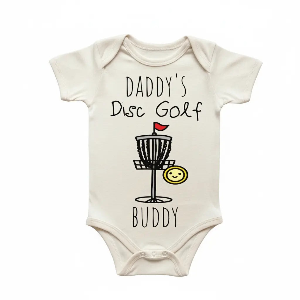 Disc Golf Frisebee - Baby Boy Girl Clothes Infant Bodysuit Funny Cute Newborn 2  Funny Cute Onesie® | North Fork Forager LLC