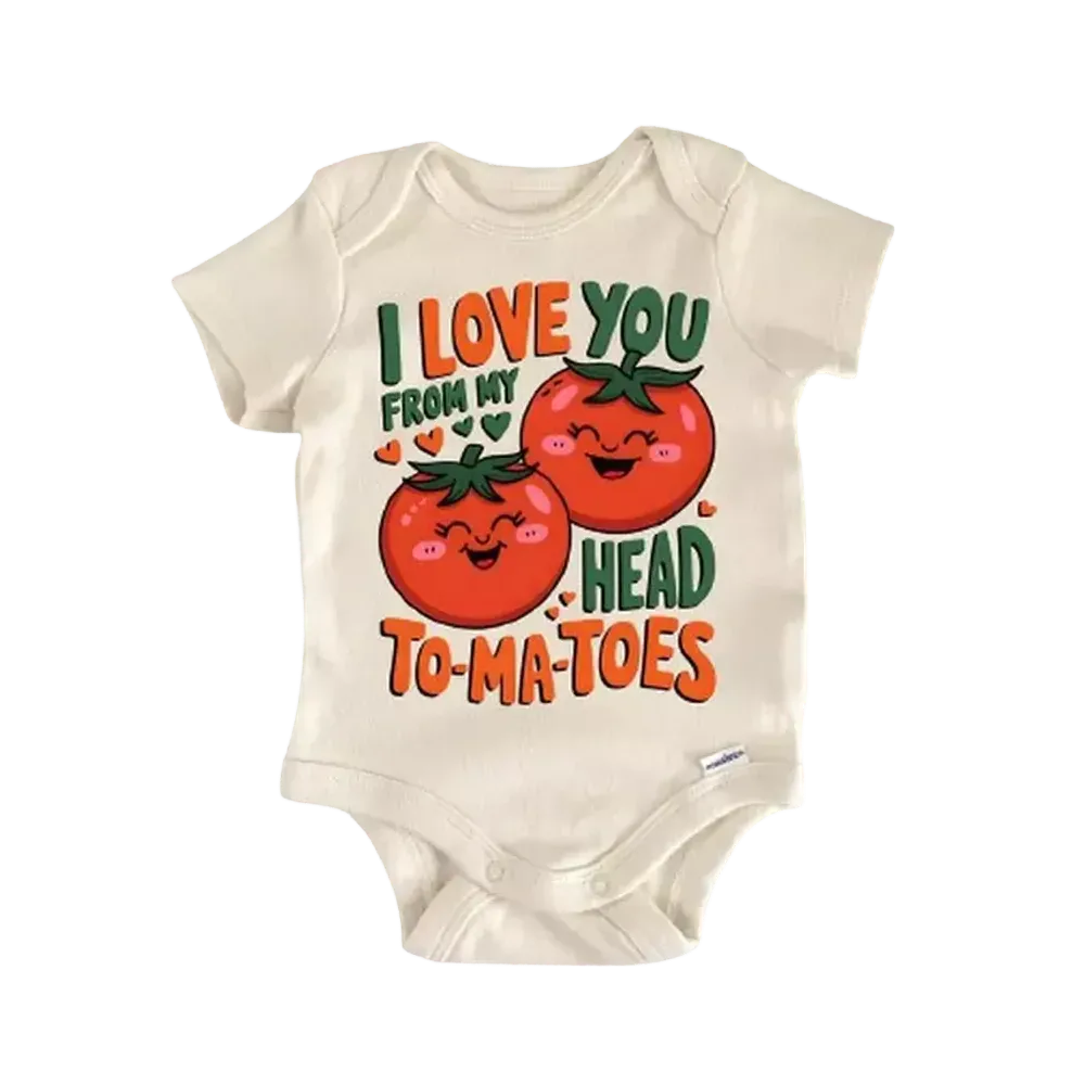 Tomato Fruit Farm - Baby Boy Girl Clothes Infant Bodysuit Funny Cute Newborn  Funny Cute Onesie® | North Fork Forager LLC