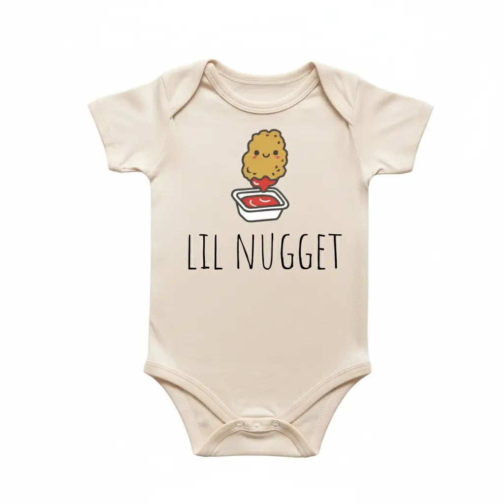 Nugget Sauce Chicken - Baby Boy Girl Clothes Infant Bodysuit Funny Cute Newborn  Funny Cute Onesie® | North Fork Forager LLC
