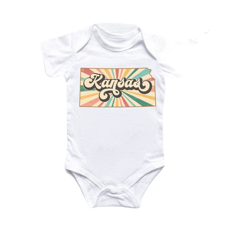 Kansas - Baby Boy Girl Clothes Infant Bodysuit Funny Cute Newborn