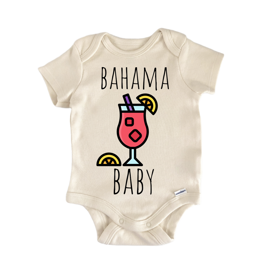 Bahama Mama Cocktail - Baby Bodysuit  Funny Cute Onesie® | North Fork Forager LLC