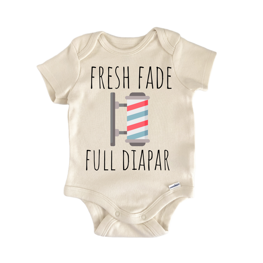 Barber Haircut Hair Salon - Baby Bodysuit  Funny Cute Onesie® | North Fork Forager LLC