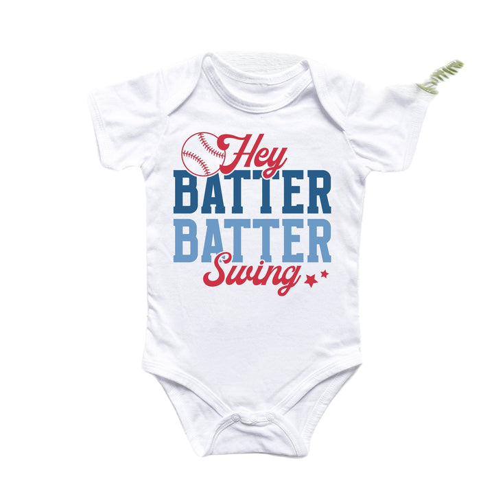 Baseball Batter - Baby Boy Girl Clothes Infant Bodysuit Funny Cute Newborn