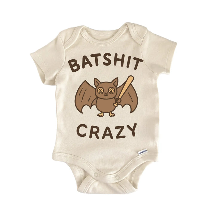 Batshit Crazy Bat Newborn Baby Bodysuit