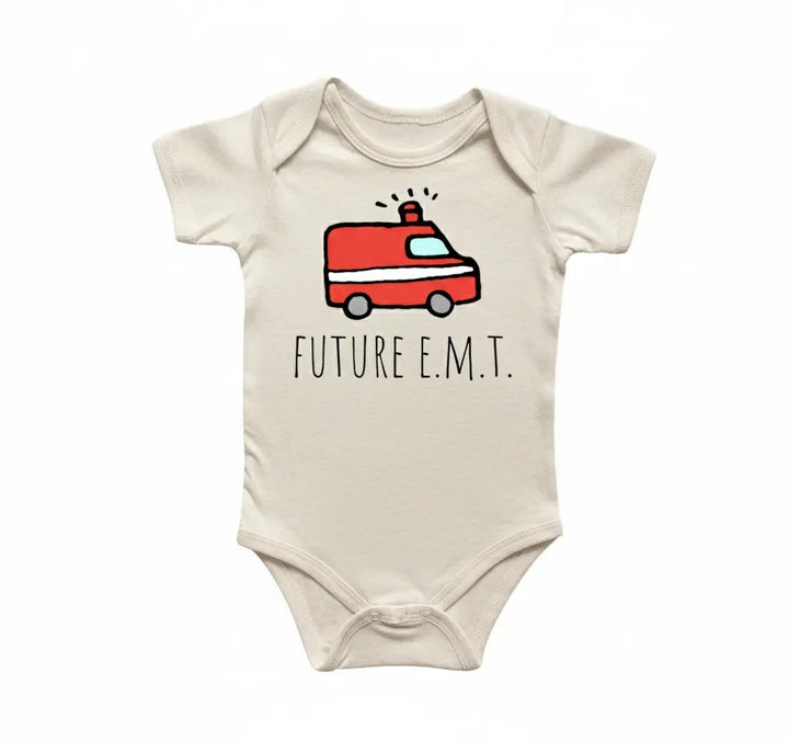 Future Emt - Baby Boy Girl Clothes Infant Bodysuit Funny Cute Newborn  Funny Cute Onesie® | North Fork Forager LLC