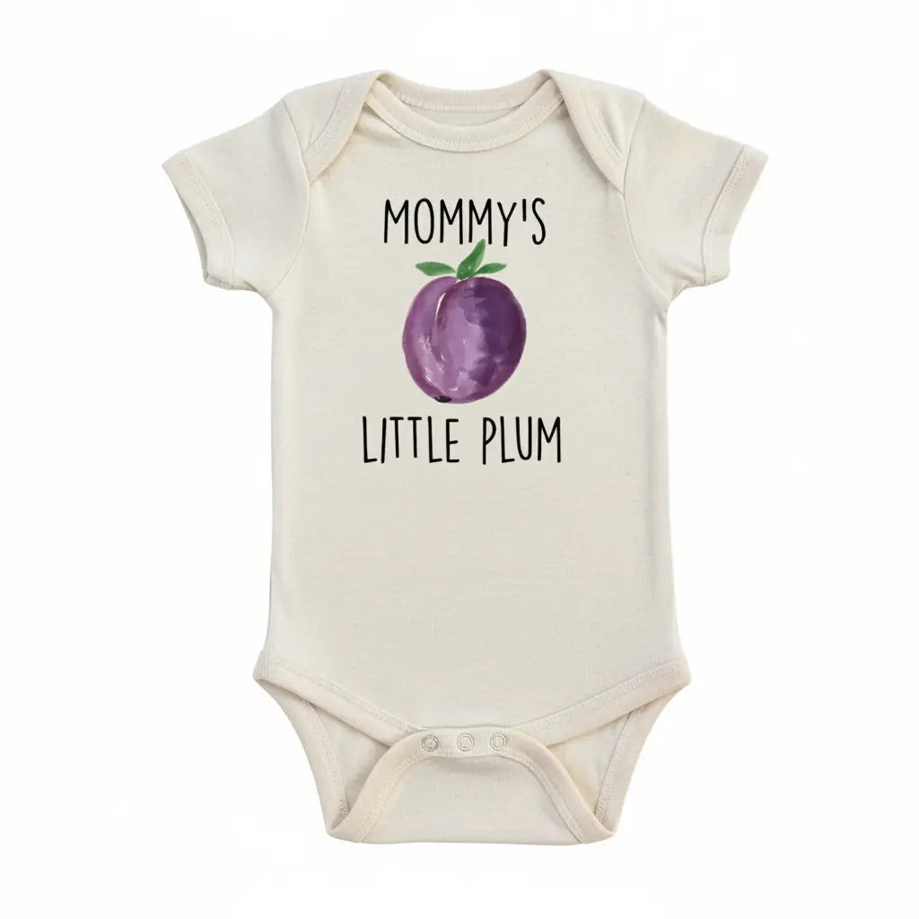 Plum Mommy - Baby Boy Girl Clothes Infant Onesie® Funny Cute Newborn GS1  Funny Cute Onesie® | North Fork Forager LLC