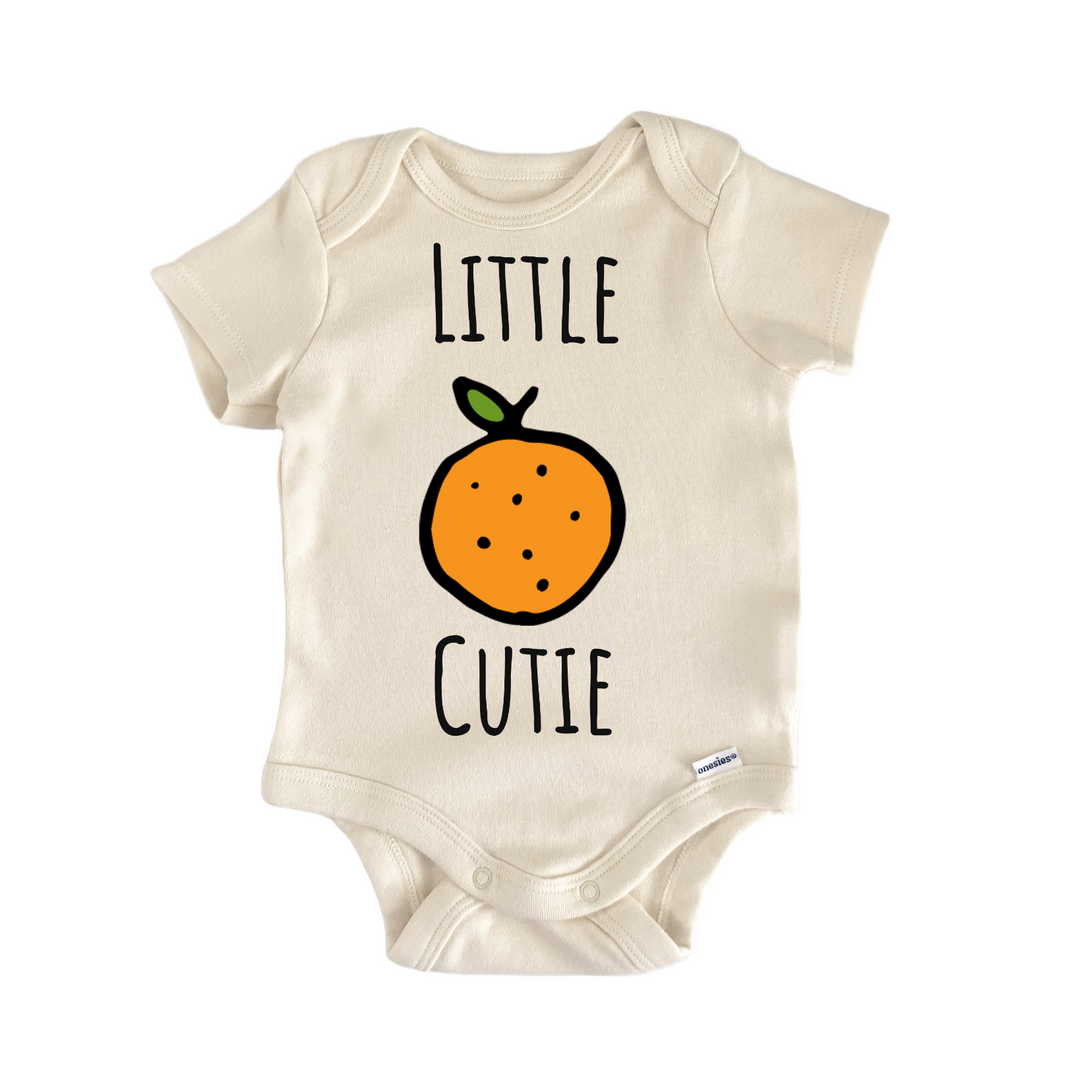 Little Cutie Orange Florida Fruit Baby Gift Baby Bodysuit