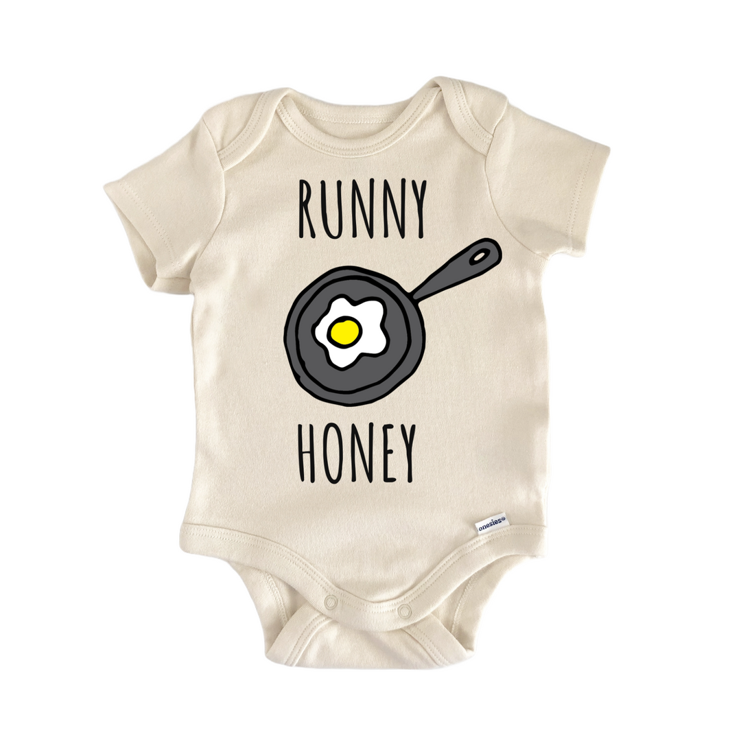 Eggs Over Easy Breakfast Brunc Infant Gift Baby Bodysuit