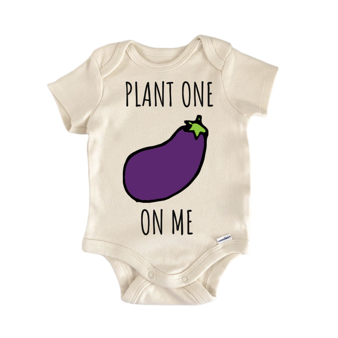 Eggplant Vegetable Italian Infant Gift Baby Bodysuit
