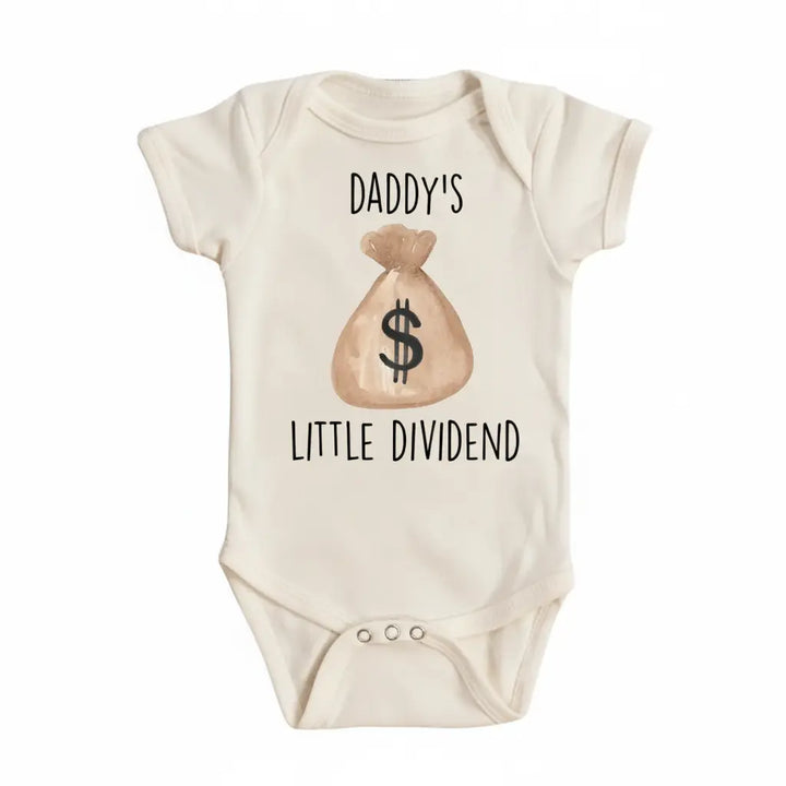 Finance Dividend - Baby Boy Girl Clothes Infant Onesie® Funny Cute Newborn GS1  Funny Cute Onesie® | North Fork Forager LLC