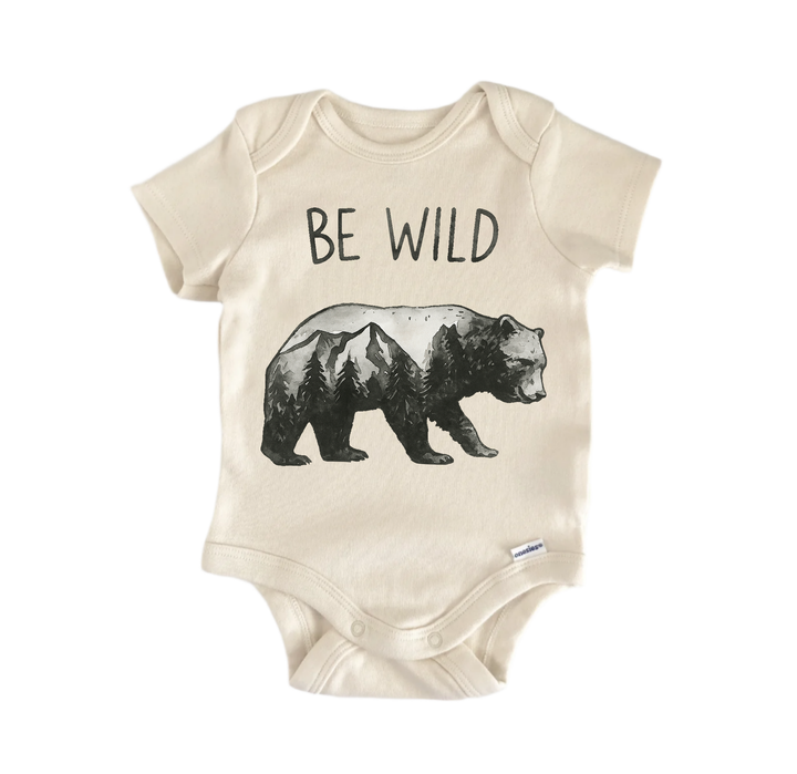 Be Wild Bear Newborn Baby Onesie® Bodysuit