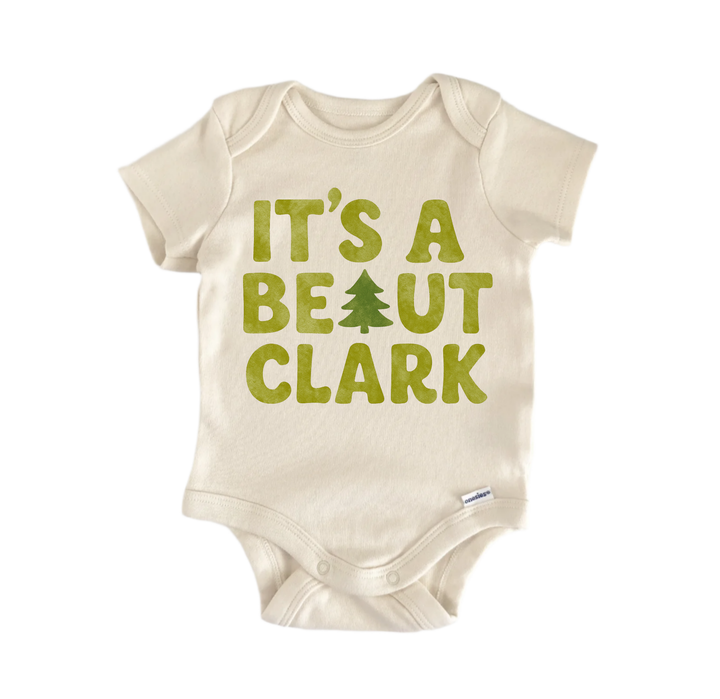 Beaut Clark Christmas Tree Movie Newborn Baby Onesie® Onesie®