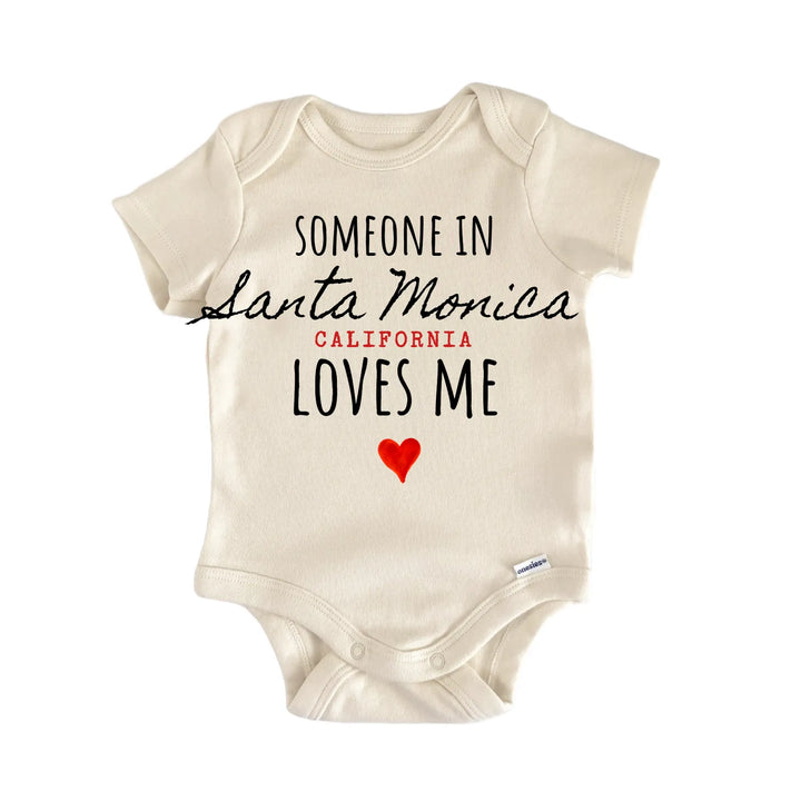 Santa Monica California Baby Gift Baby Bodysuit
