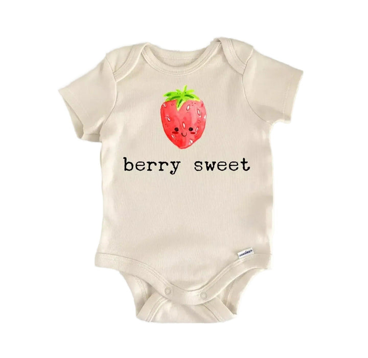 Strawberry Berry Fruit - Baby Boy Girl Clothes Infant Onesie® Funny Cute Newborn GS1  Funny Cute Onesie® | North Fork Forager LLC