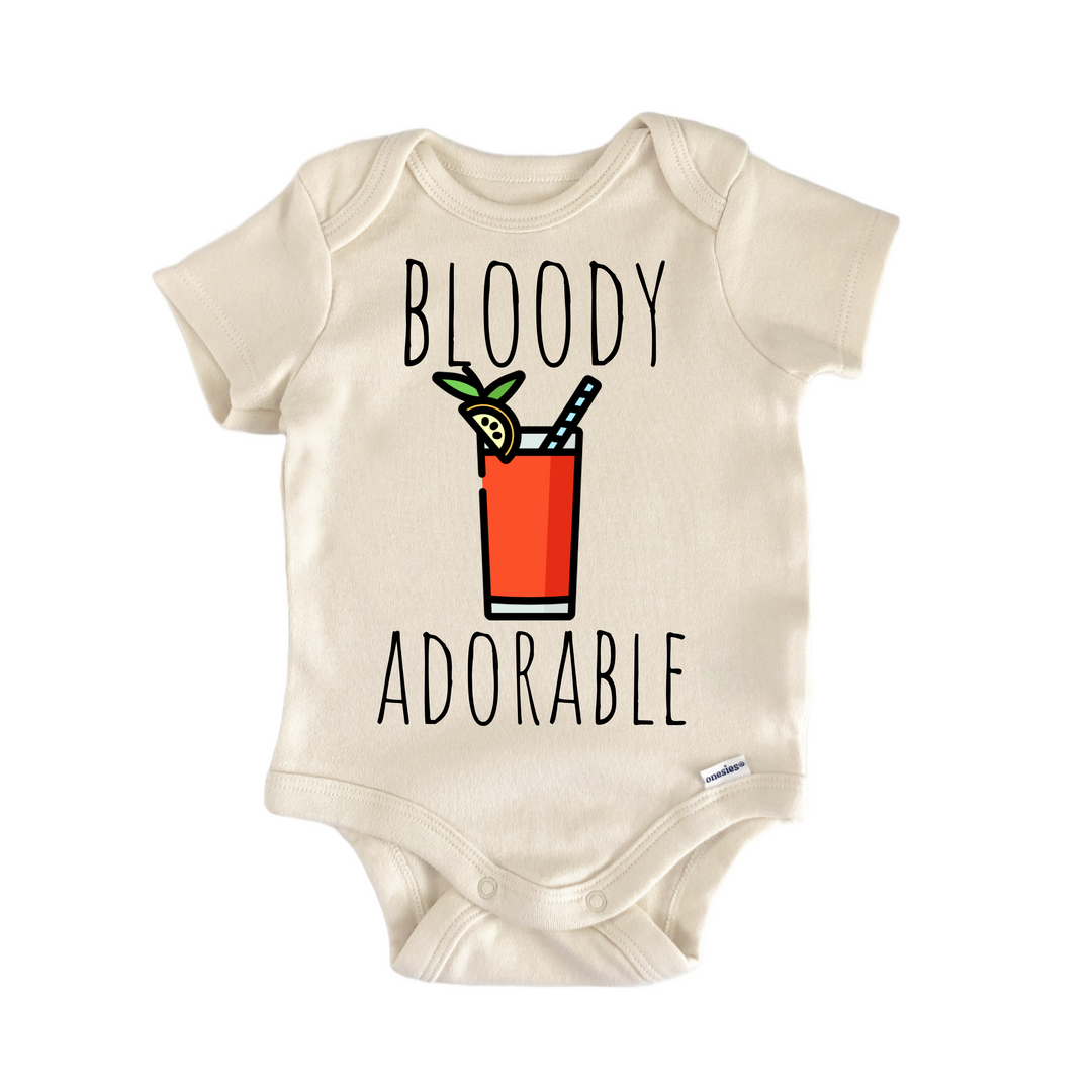 Bloody Mary Brunch Cocktail - Baby Bodysuit  Funny Cute Onesie® | North Fork Forager LLC