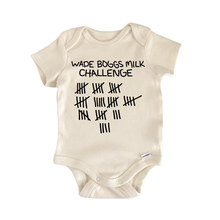 Boggs Milk Challenge Baseball Newborn Baby Onesie® Onesie®
