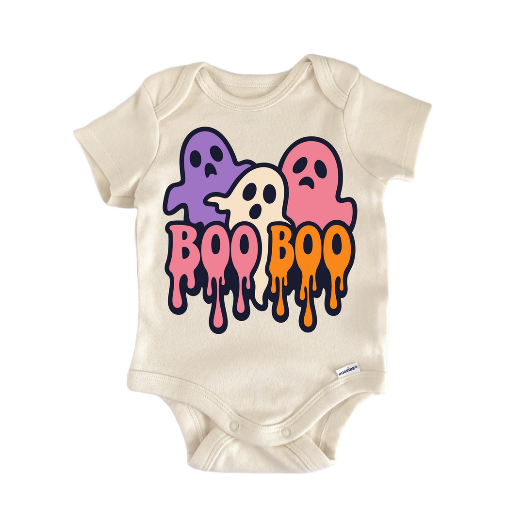 Boo Boo Ghost Halloween - Baby Bodysuit  Funny Cute Onesie® | North Fork Forager LLC