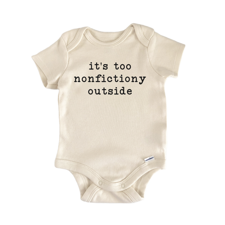 Book Introvert Nonfiction Newborn Baby Onesie® Onesie®
