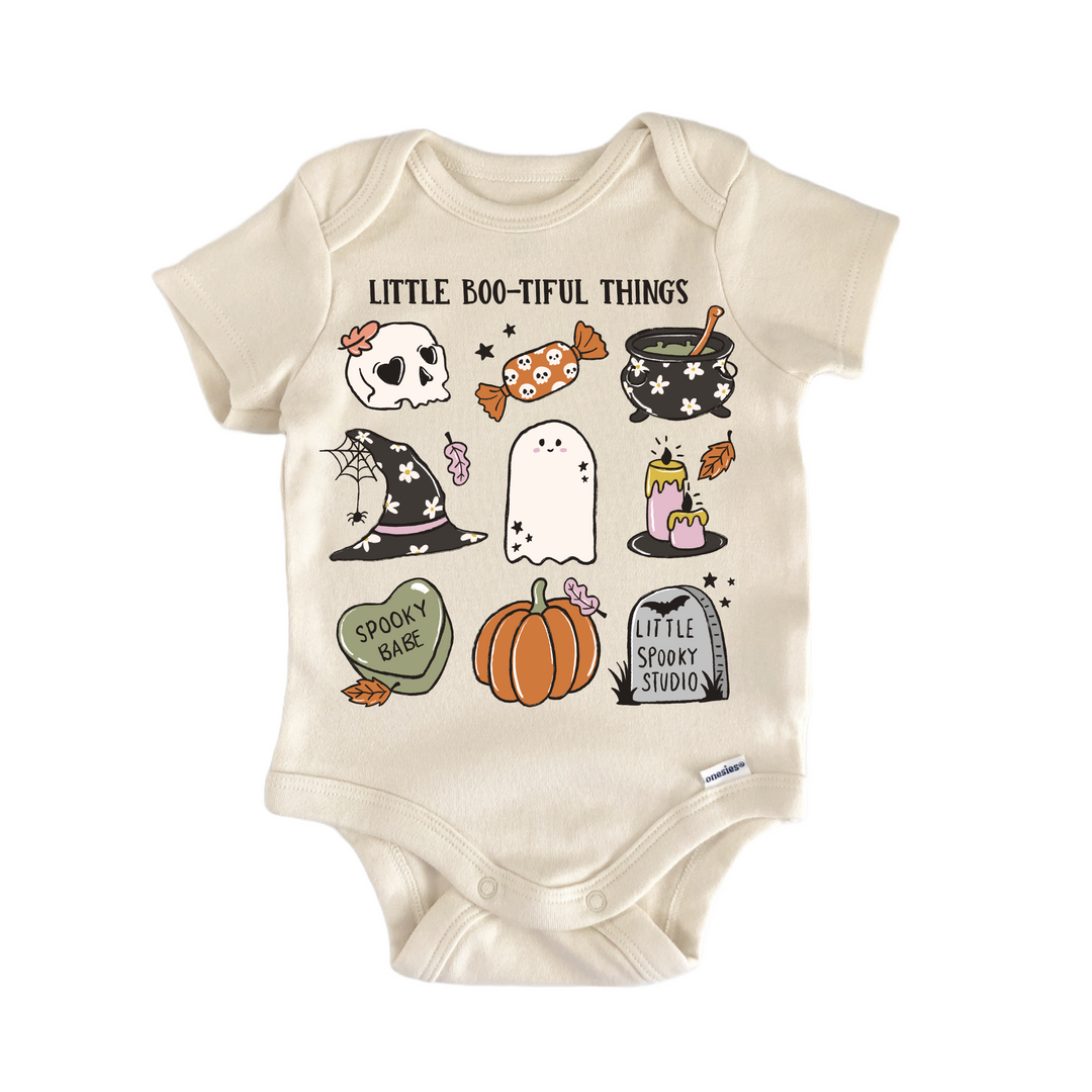Bootiful Things Halloween - Baby Bodysuit  Funny Cute Onesie® | North Fork Forager LLC