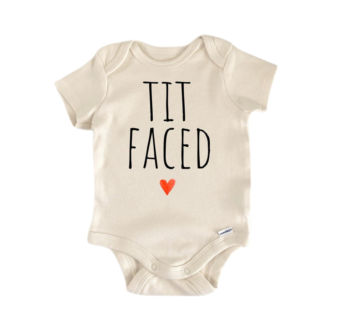 Breastfeeding Milk Faced - Baby Boy Girl Clothes Infant Bodysuit Funny Cute Newborn  Funny Cute Onesie® | North Fork Forager LLC